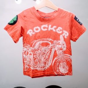 ❤️ 4/$20 Monster Republic Red Chopper Patch T 2T